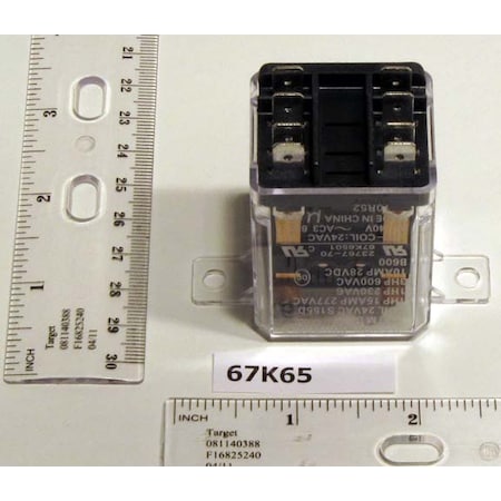 Armstrong 67K65 24V Dpdt Fan Control Relay 67K65